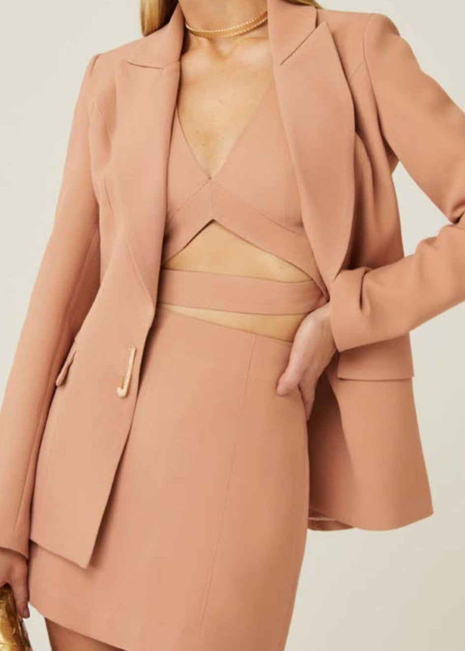 Conjunto falda y blazer