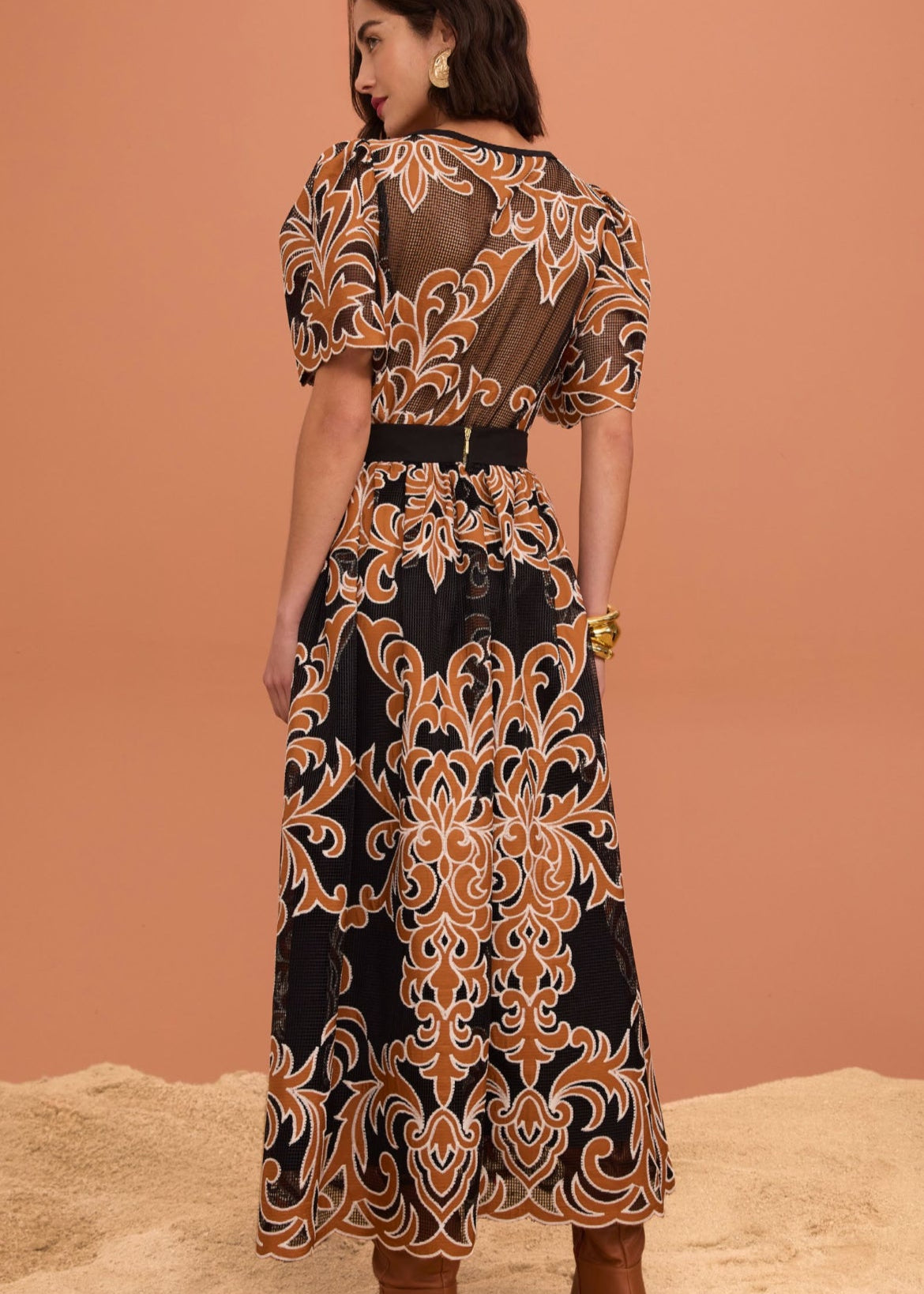 Conjunto top bombacho tulle y falda