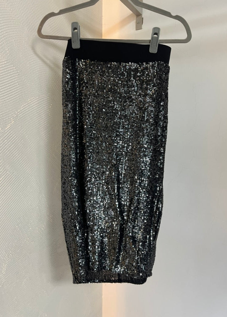 Falda sequin midi