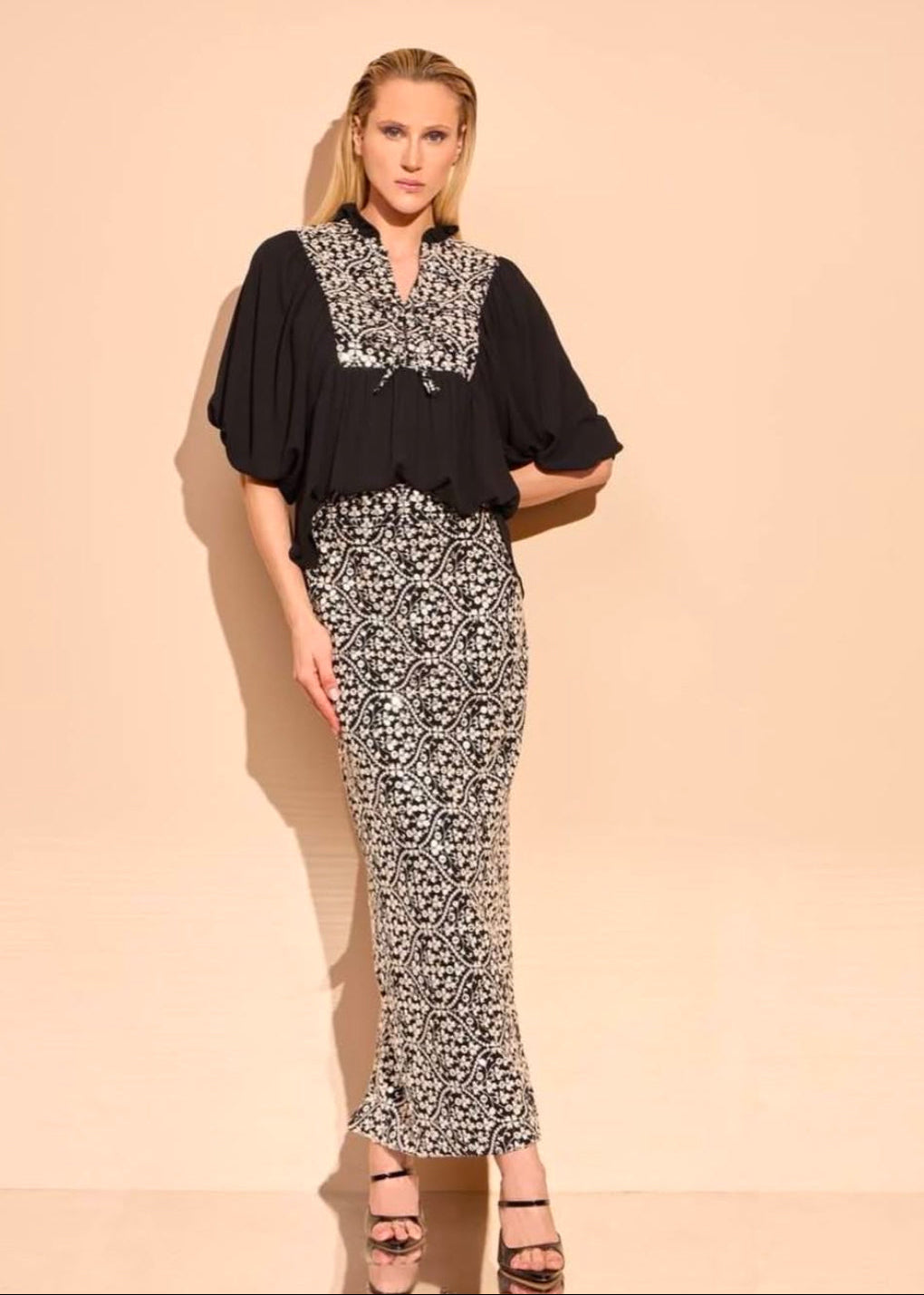 Conjunto Falda y Camisa lentejuelas