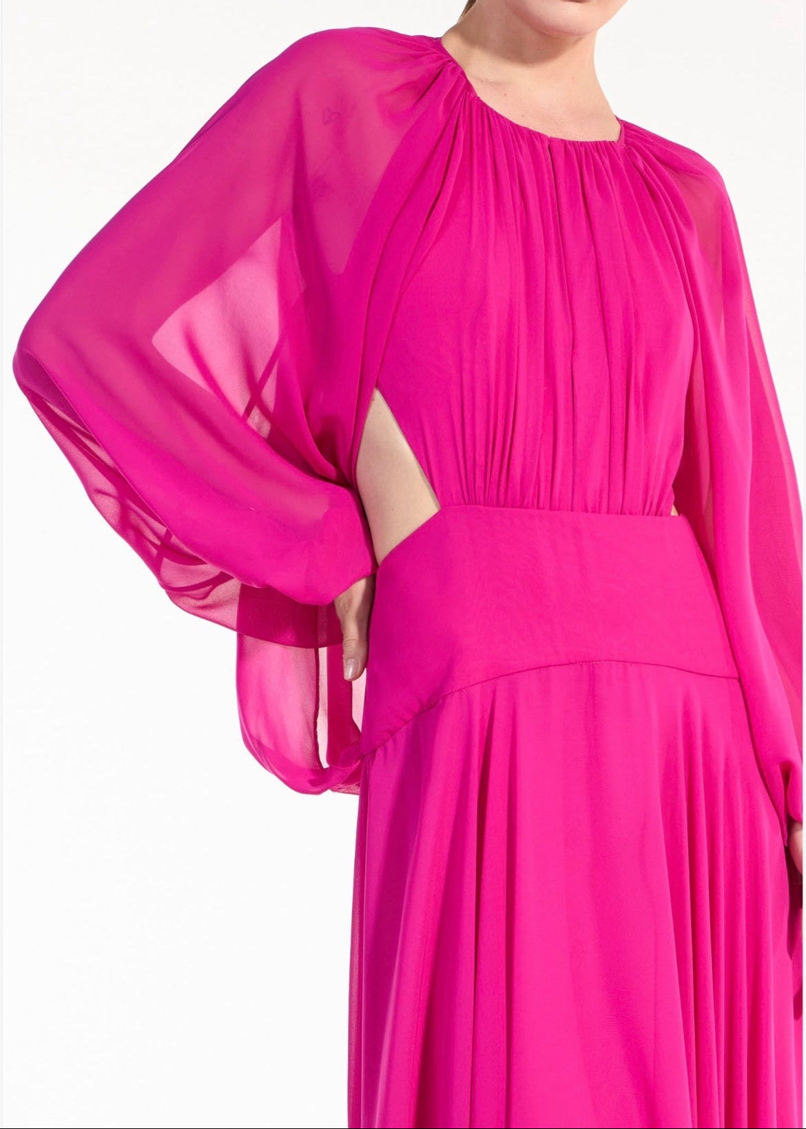 Vestido largo ana chiffon