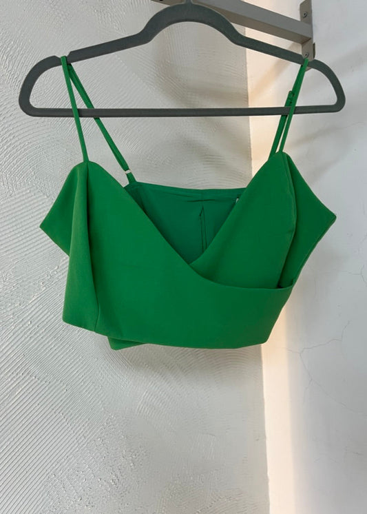 Crop top cruzado tiritas