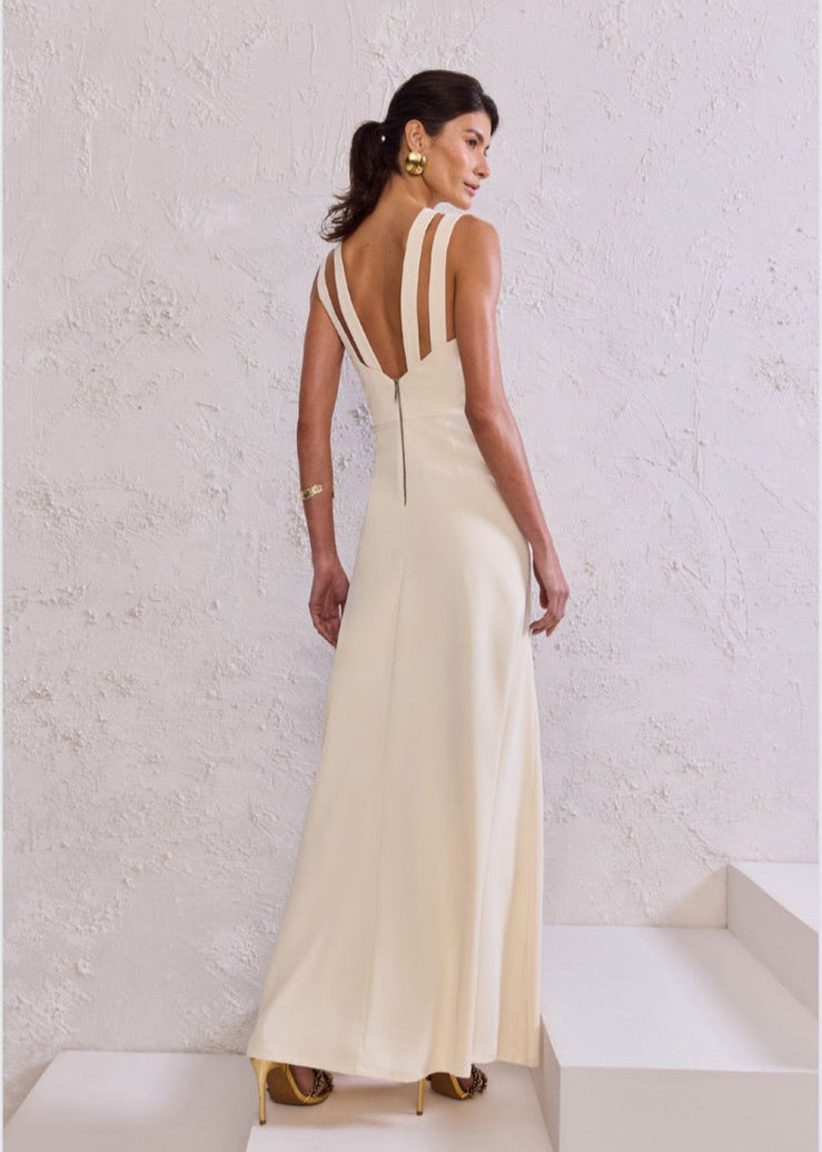 Vestido largo doble tiras