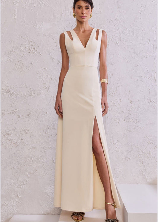 Vestido largo doble tiras