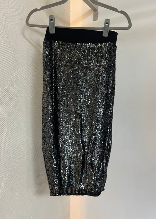 Falda sequin midi