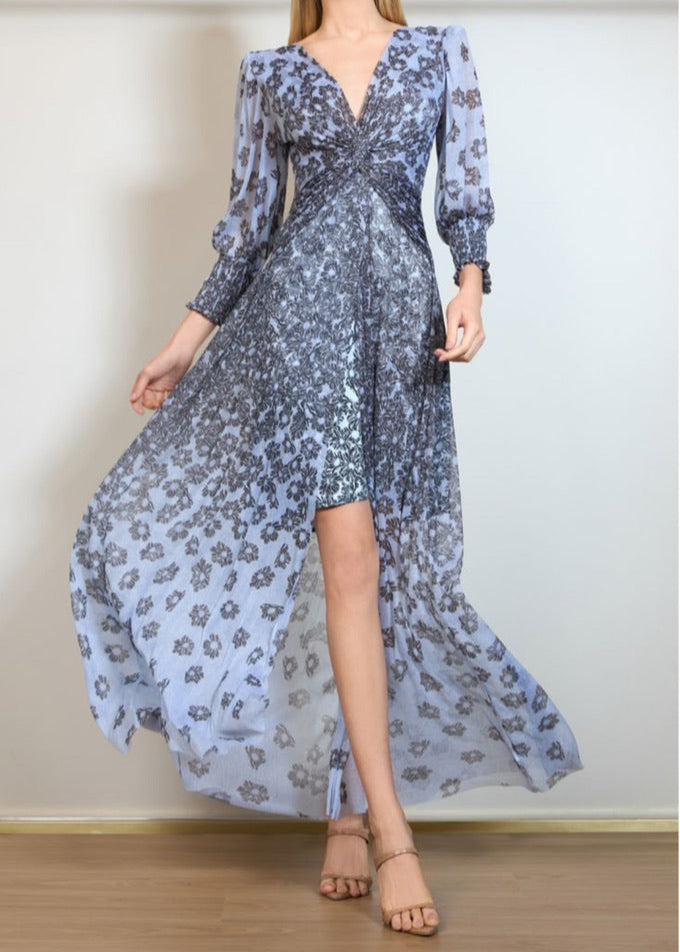 Vestido margarita malla con fondo