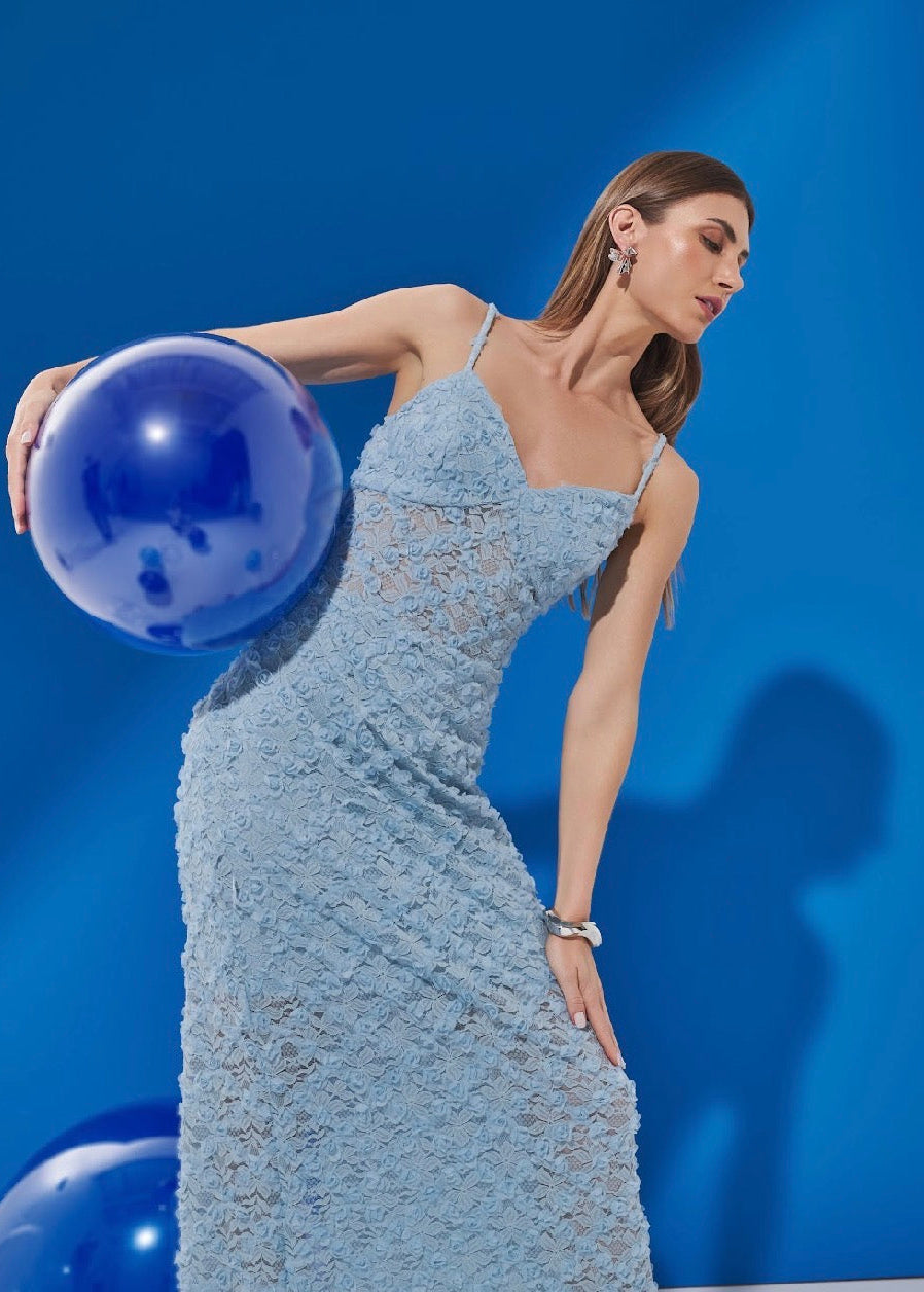 Vestido midi Dani encaje